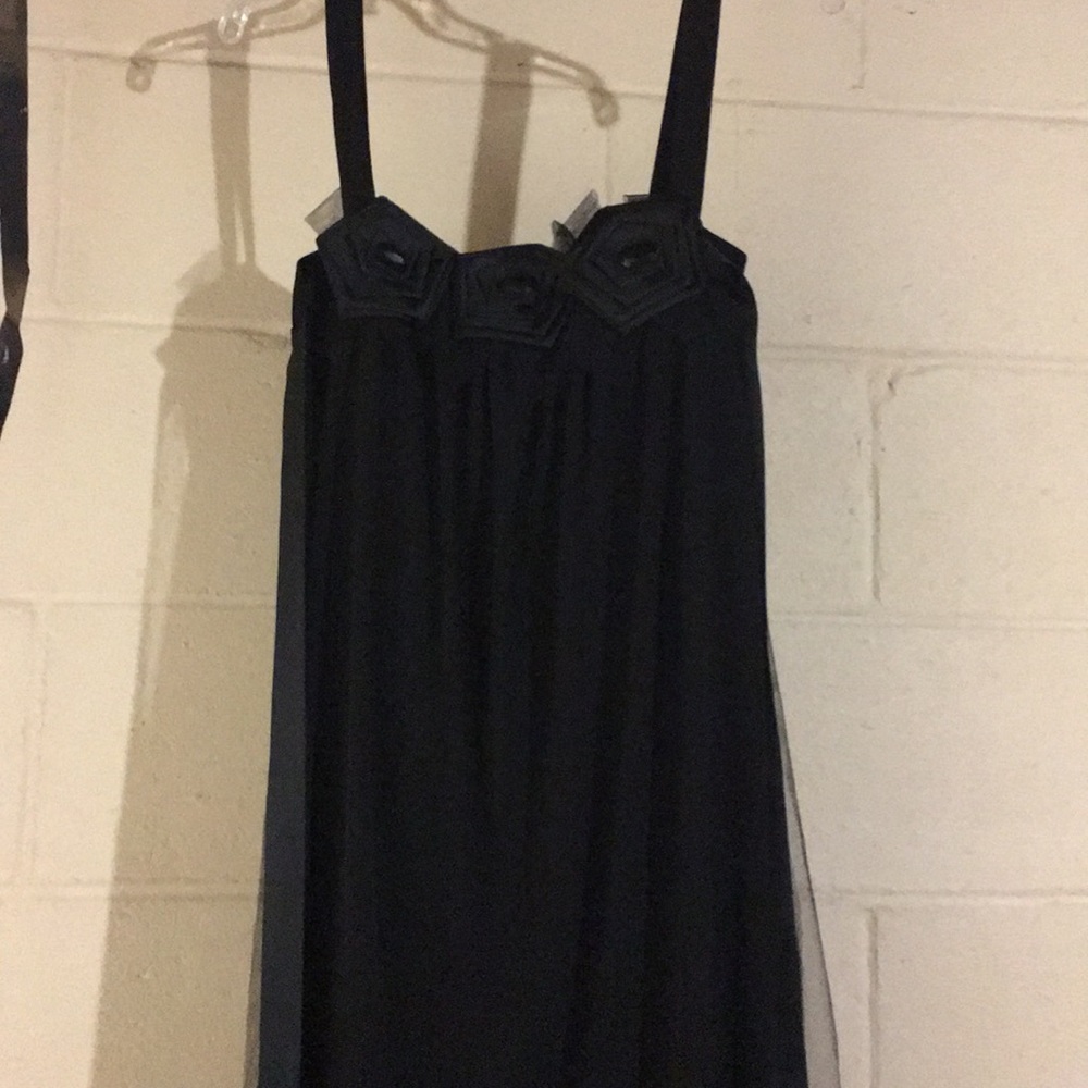 Little black dress with flowers small - Picture 4 of 5